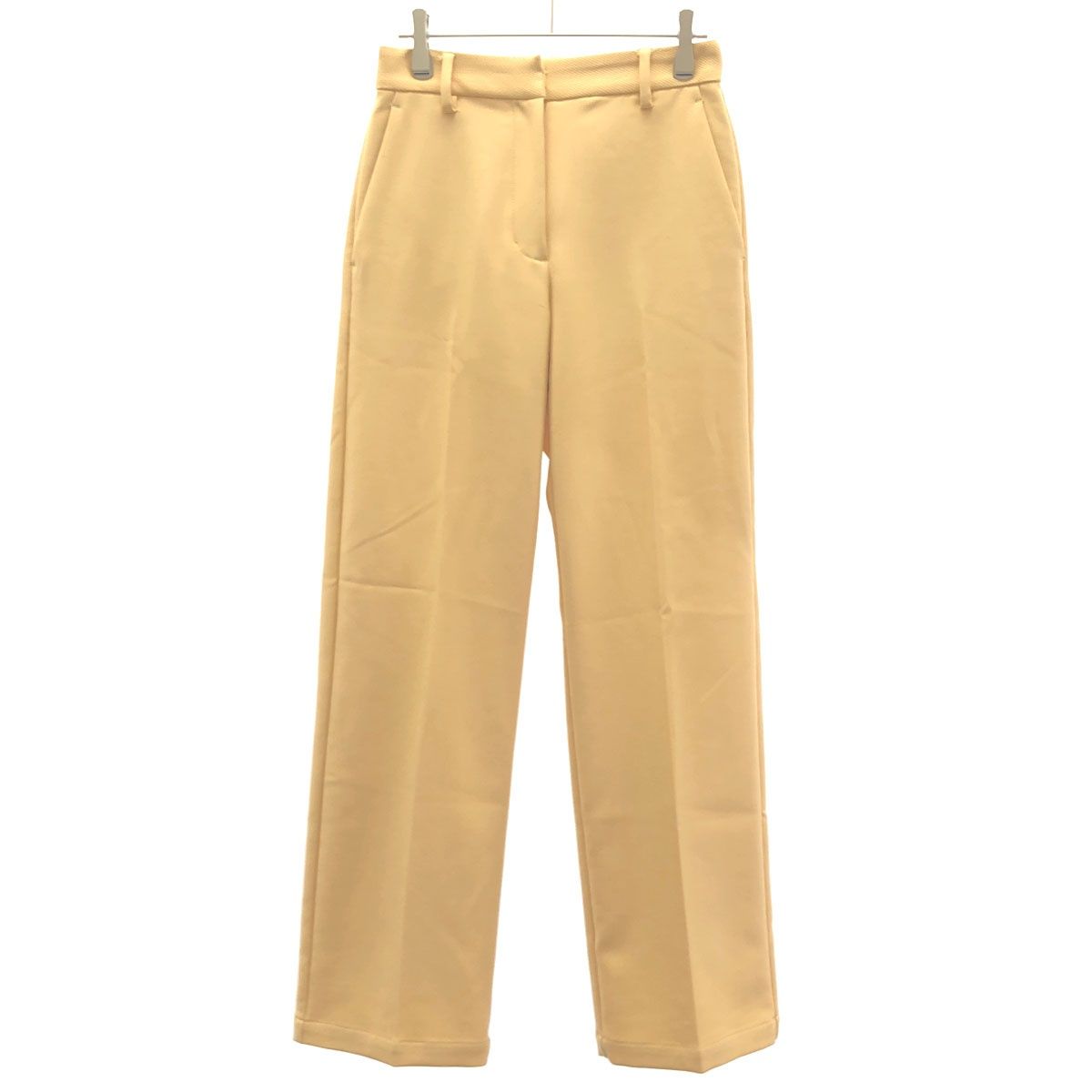 CLANE クラネ LOW WAIST STRAIGHT PANTS ストレートパンツ 16110-7402 オレンジベージュ系 0