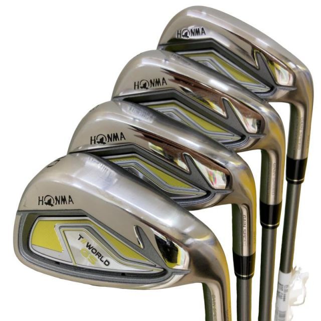 【中古】 本間ゴルフ TOUR WORLD GS 5S レディース アイアンセット IR SPEED TUNED 42(IR) (フレックスL) レディース 女性用 右利き 右用 Cランク ゴルフクラブ