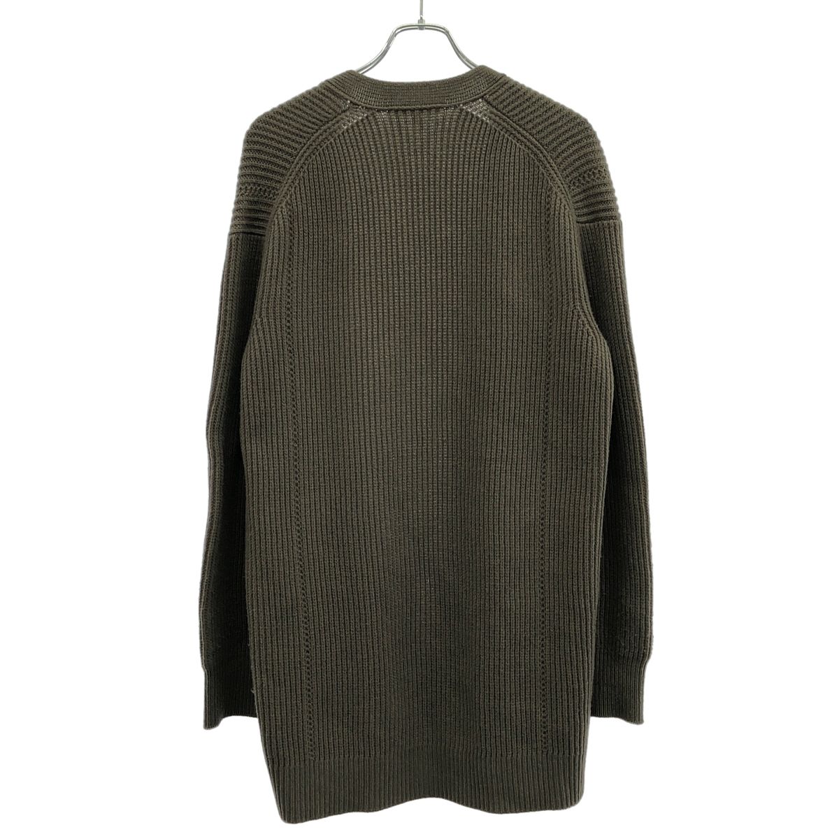 helmut lang archive ウールカーディガン ヘルムートラング HELMUT LANG ヘルムート ラング ウールカーディガン 16-6303201 カーキ