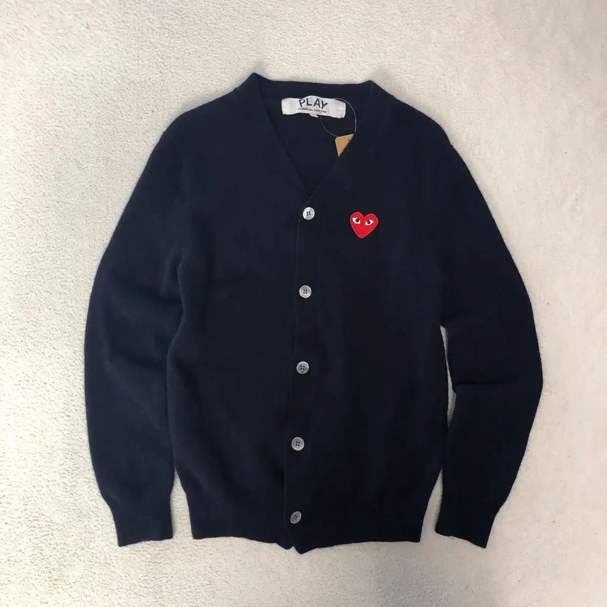 COMME des GARCONS ウールニットカーディガン