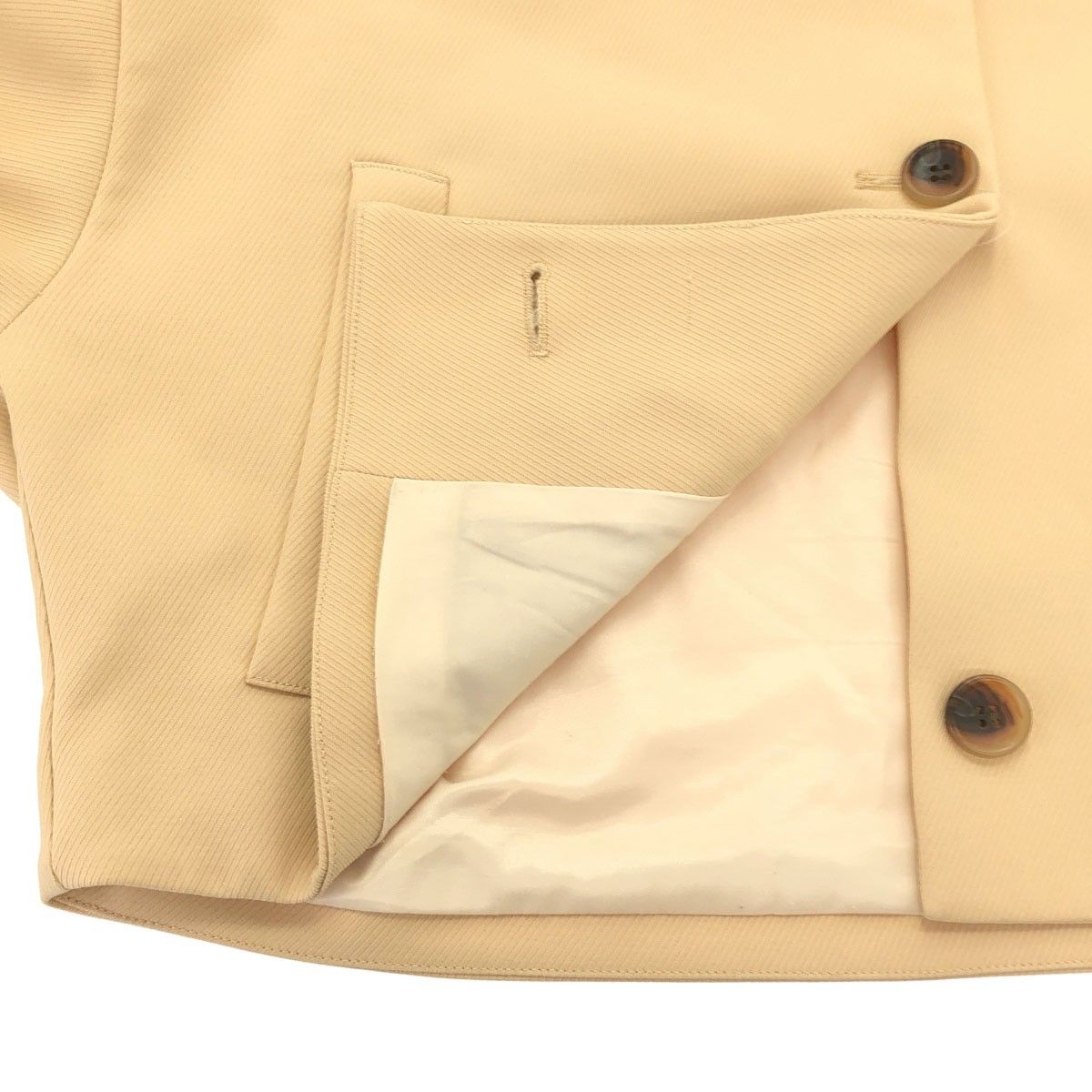 CLANE クラネ BULKY SLEEVE CROPPED JACKET クロップドジャケット