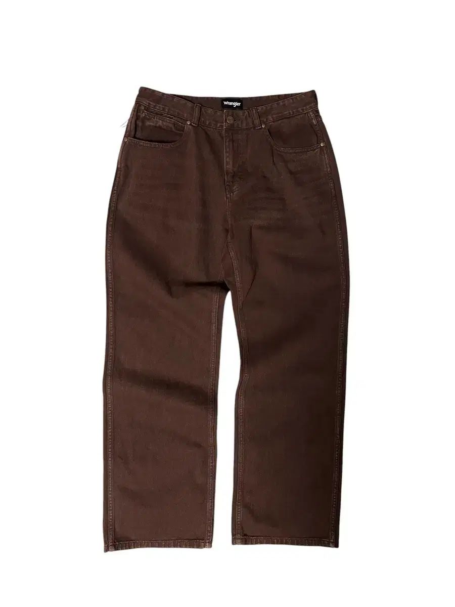 (新品) ラングラー Wrangler ブラウン デニムパンツ (32)