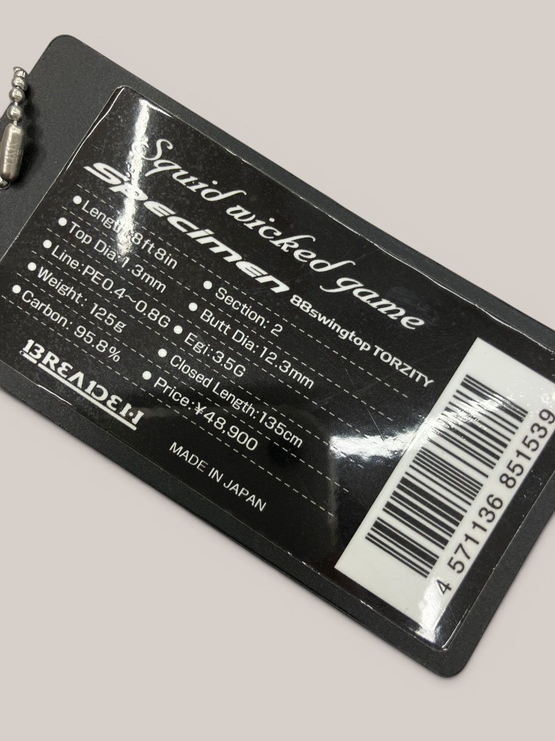 ブリーデン Squid wicked game SPECIMEN 88 swingtop TORZITY エギング
