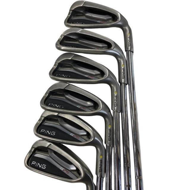 【中古】 ピン G25 6S アイアンセット IR CFSスチール (フレックスS) メンズ 男性用 右利き 右用 Cランク ゴルフクラブ