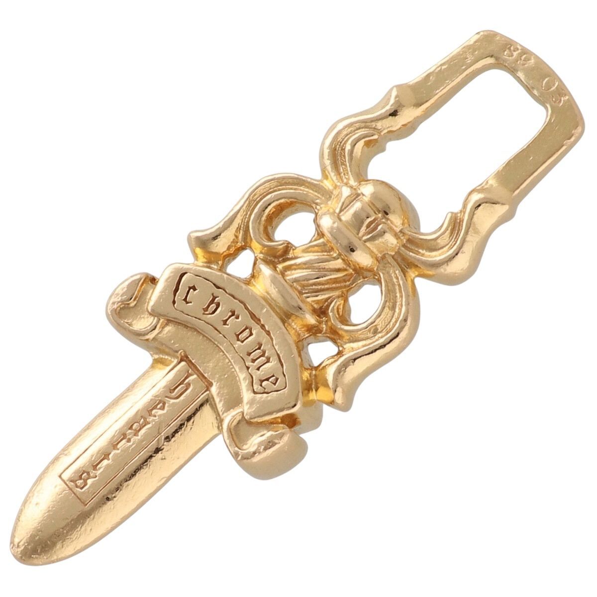 【中古】 CHROME HEARTS クロムハーツ #5ダガーチャーム 22K ダガージップ ペンダント ネックレス メンズ レディース 26018133 AO