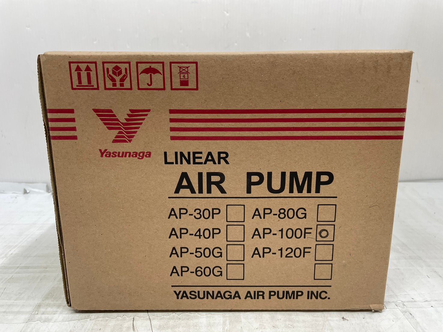 送料無料h15403 安永 yasunaga エアポンプ AP-100F 工具 大工道具 DIY 未開封 未使用