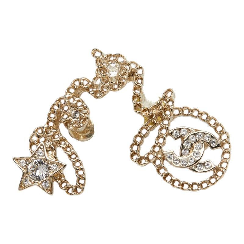 シャネル ココマーク スター 星 ピアス A25B ゴールド メッキ ラインストーン レディース CHANEL【1-0270721】 44,880円