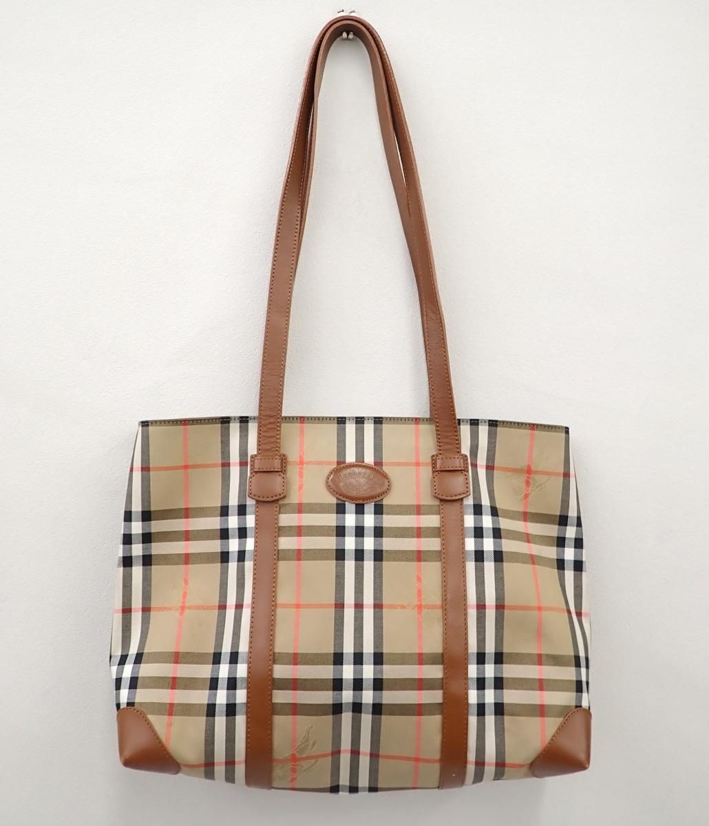 ☆8349☆Burberry's バーバリーズ NOVA CHECK TOTE BAG ノバチェック