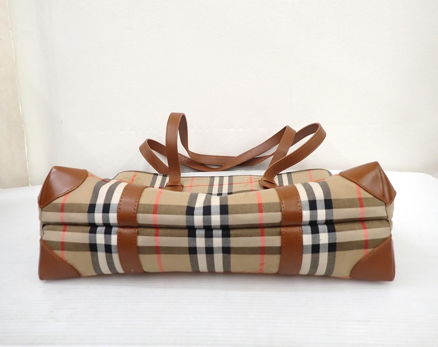 ☆8349☆Burberry's バーバリーズ NOVA CHECK TOTE BAG ノバチェック