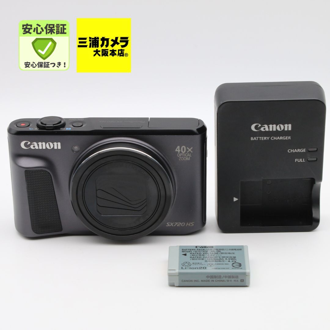 新品 Canon PowerShot SX720 HS PSSX720HS-BK 並品】Canon デジタル