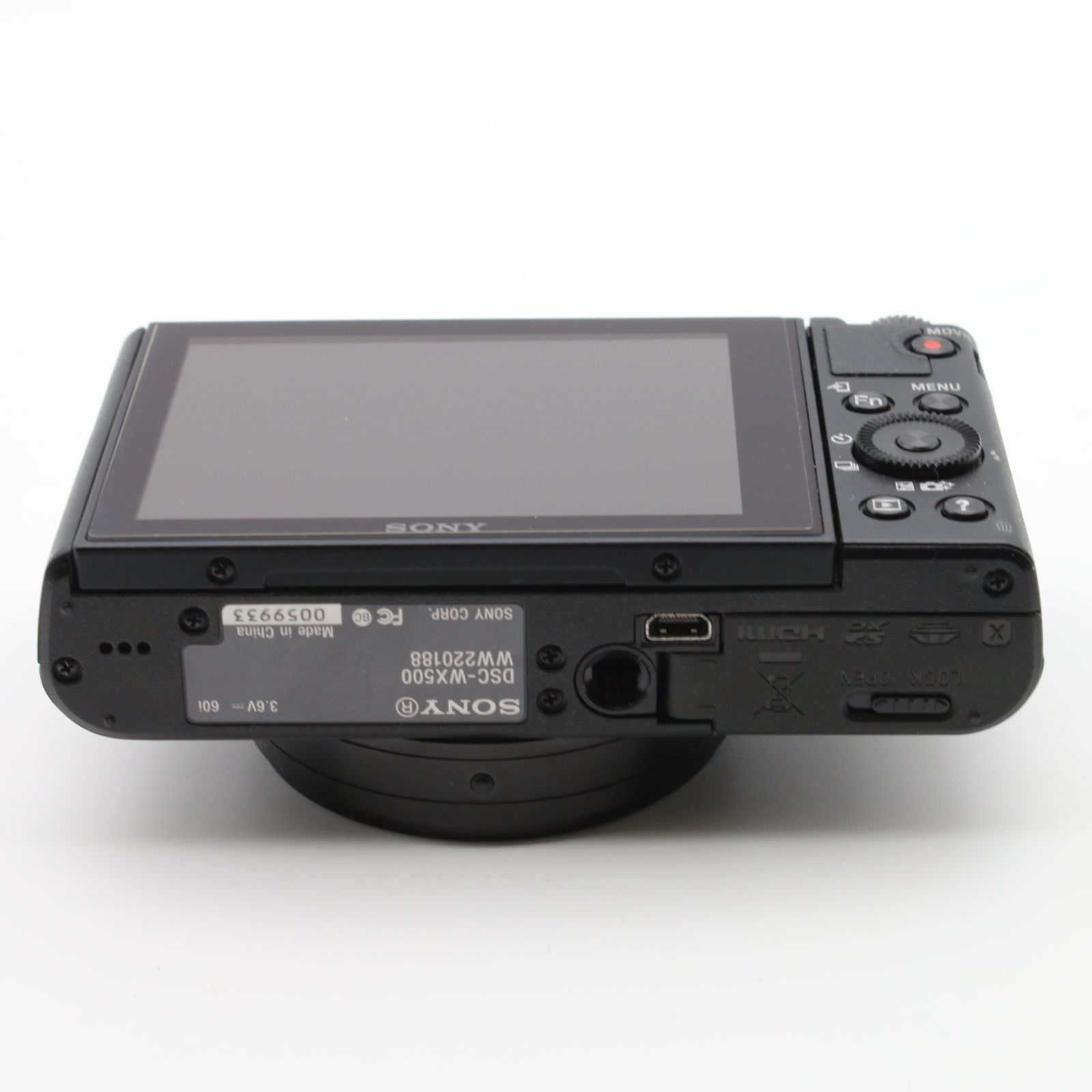 極上品】 SONY Cyber-shot DSC-WX500 ブラック 光学30倍ズーム 1820万