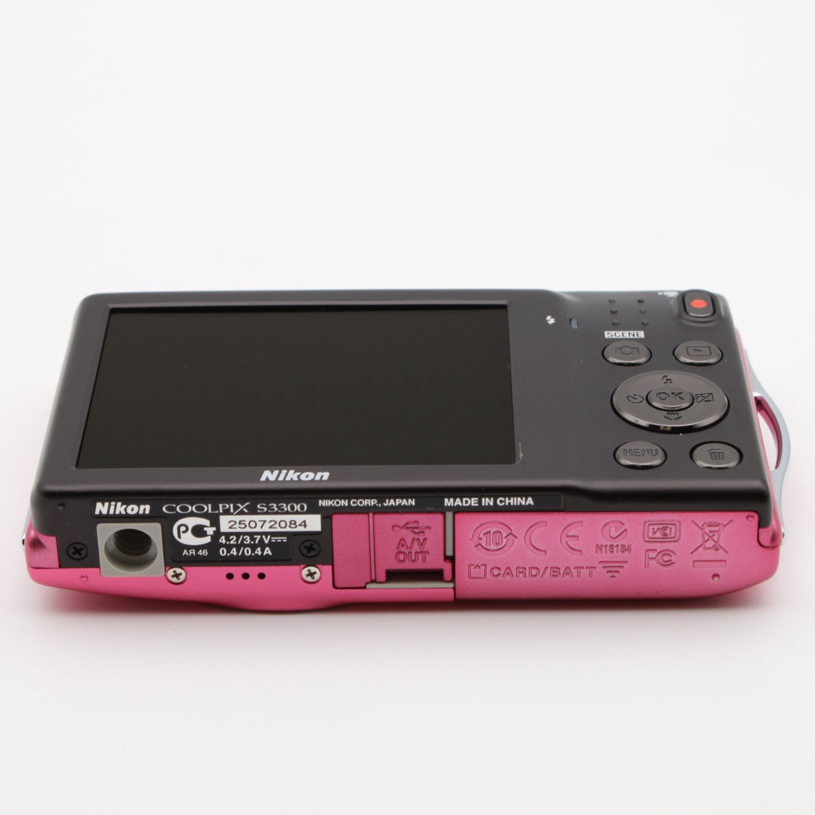 極上品】 Nikon COOLPIX S3300 ピンク デジタルカメラ #092VV06123