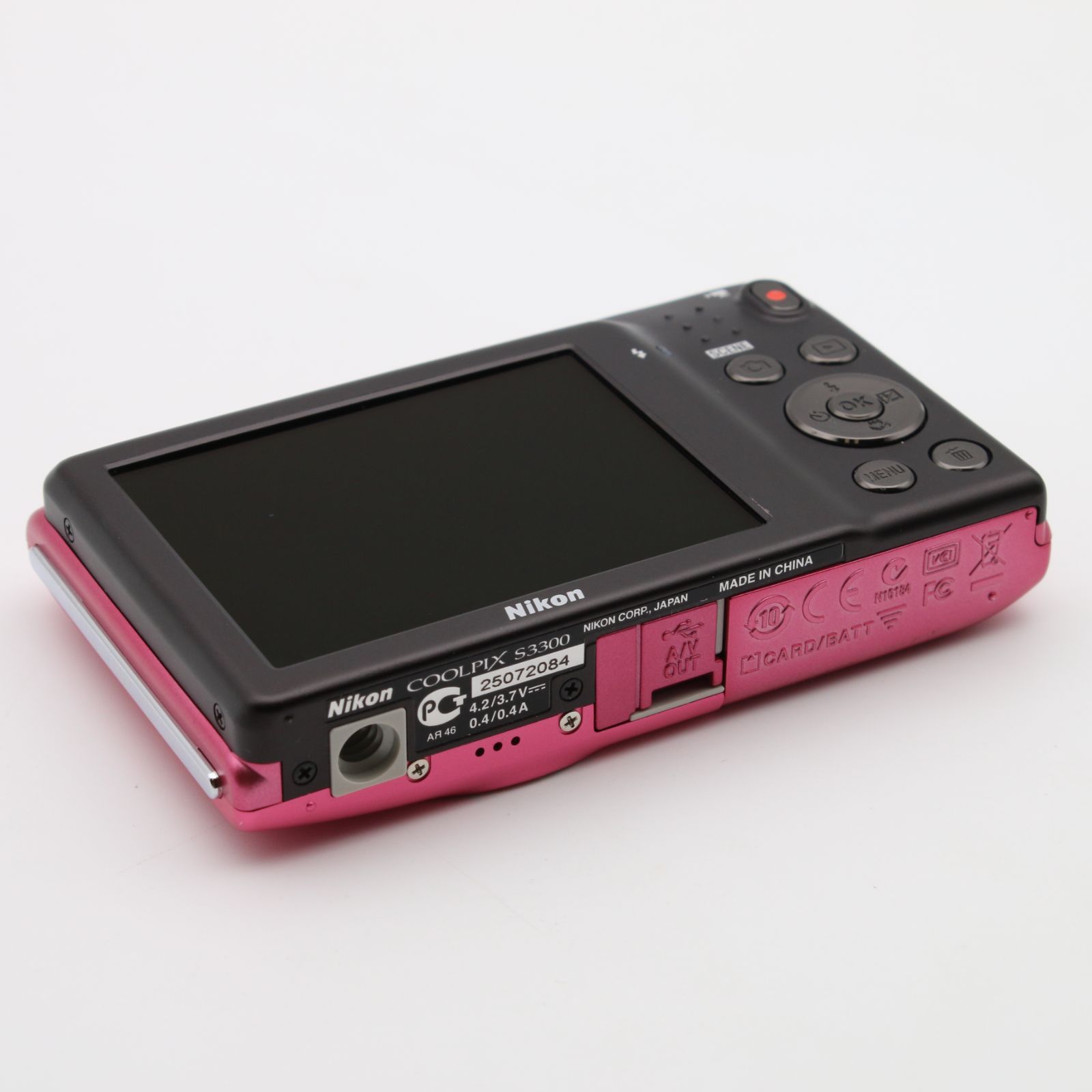 極上品】 Nikon COOLPIX S3300 ピンク デジタルカメラ #092VV06123