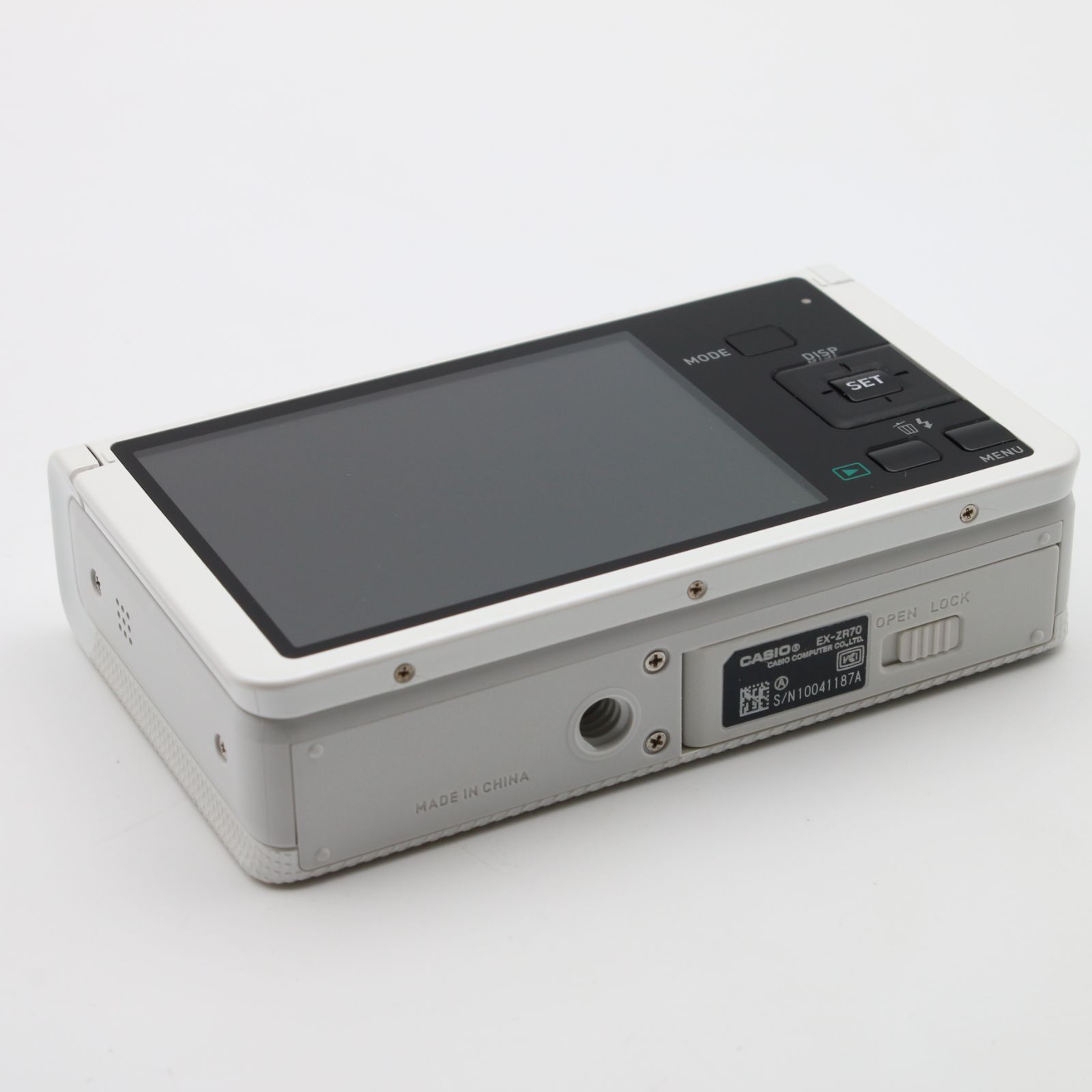 極上品】 CASIO EXILIM EX-ZR70 ホワイト デジタルカメラ #092VV06135