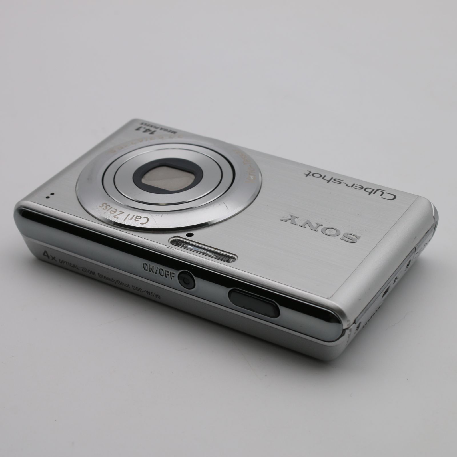 極上品】 SONY Cyber-Shot DSC-W530 シルバー 1410万画素CCD 光学4倍