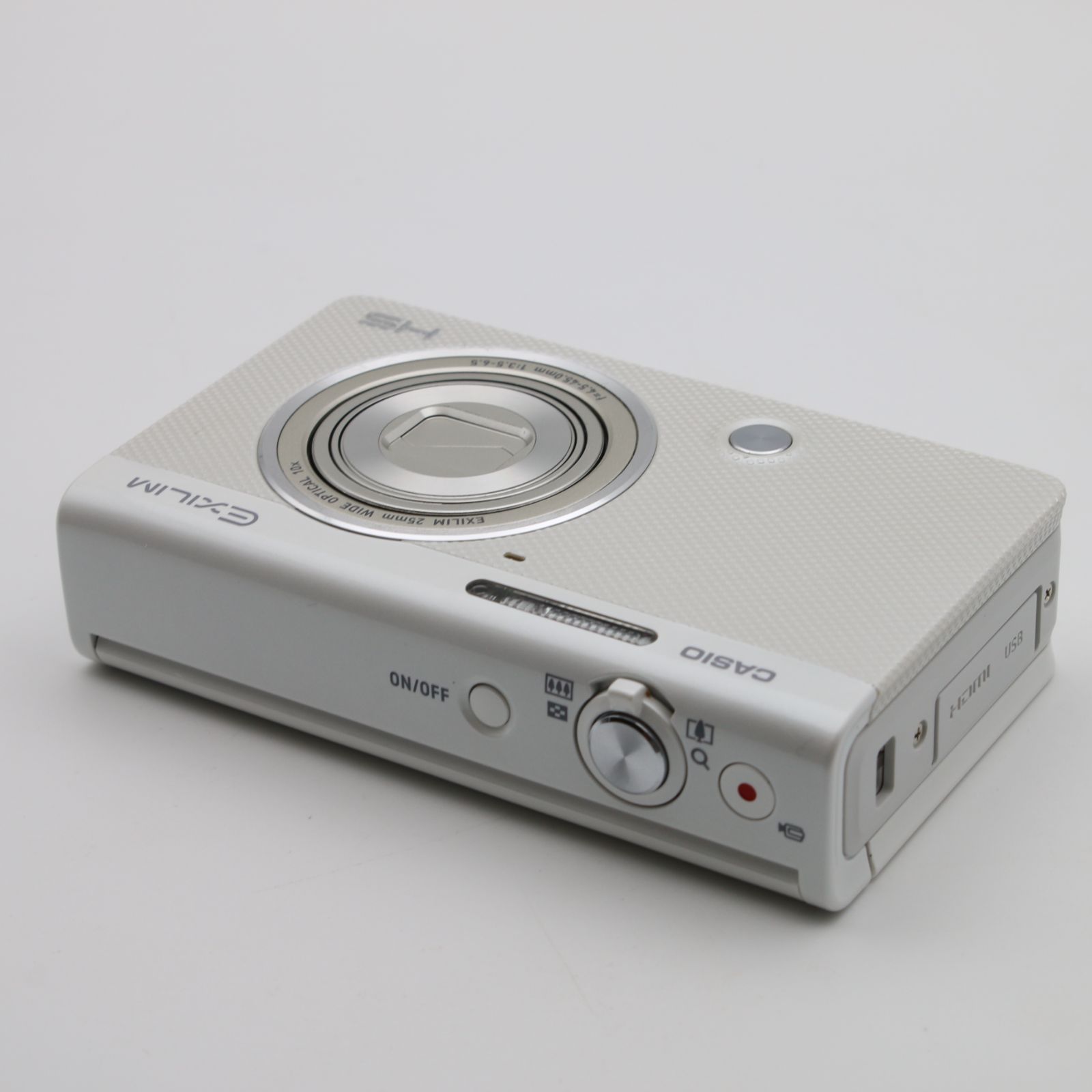 極上品】 CASIO EXILIM EX-ZR70 ホワイト デジタルカメラ #092VV06135