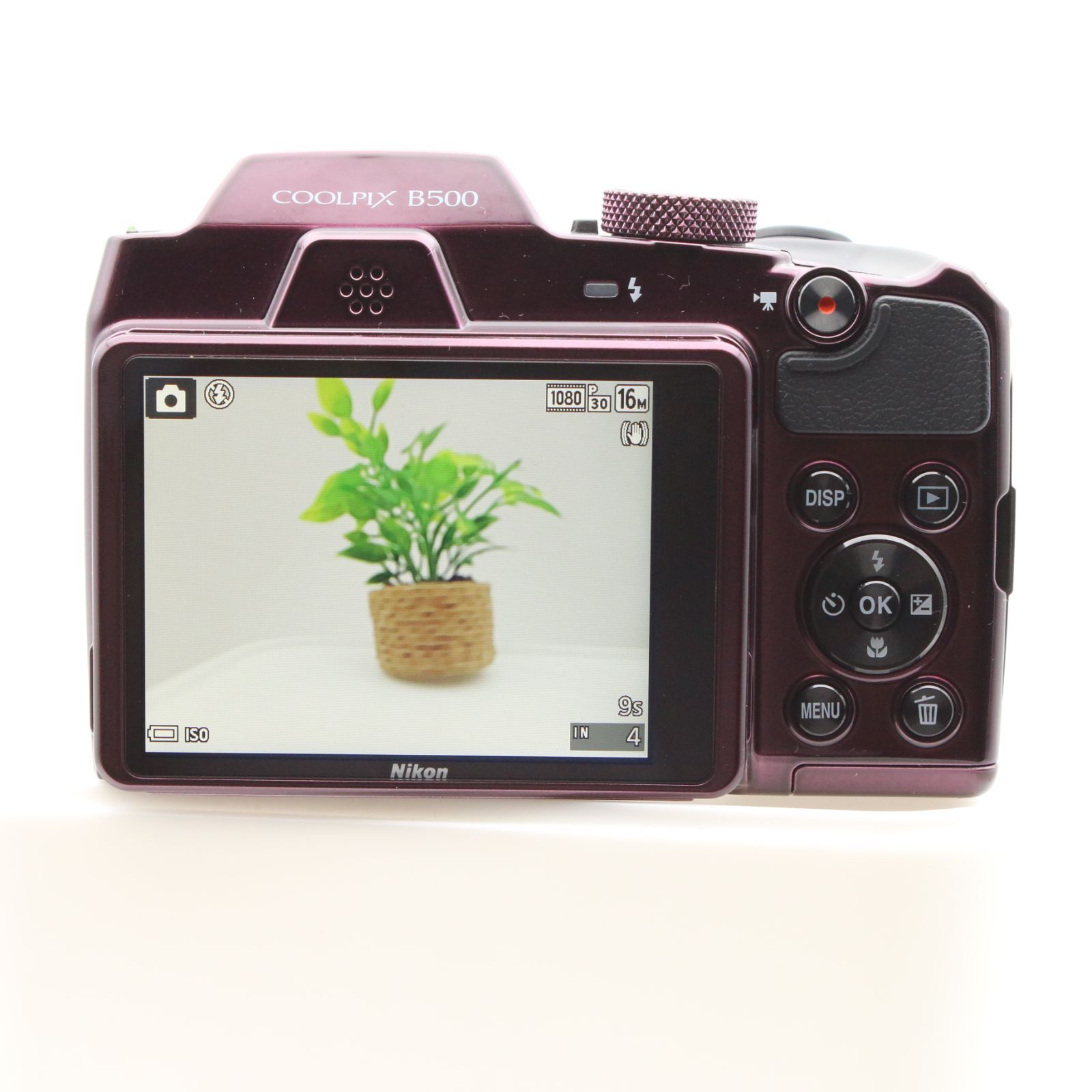 並品＞Nikon COOLPIX B500 プラム｜単3電池付きですぐ使える♪ ニコン