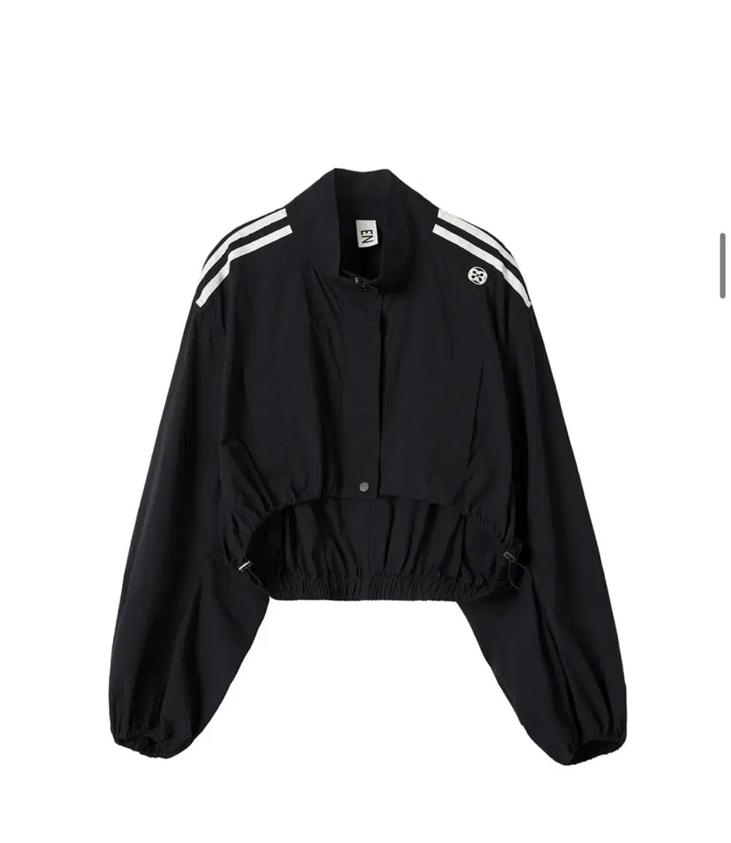 O!RUL8,2? ORR DOUBLE STRIPE STRING CROP JACKET