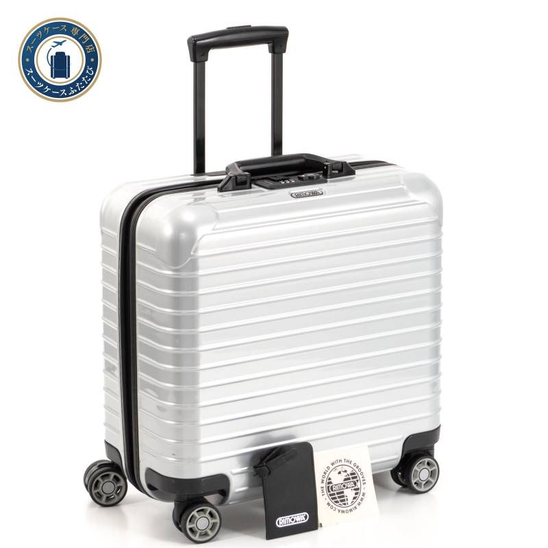 美品 RIMOWA リモワ SALSA サルサ 27L 機内持ち込み 4輪 TSAロック コンパクト クラシックシルバー 光沢 銀色 スーツケース キャリーバッグ 810.40