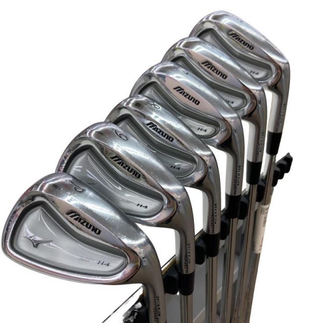 【中古】 ミズノ MP-H4 6S アイアンセット IR 純正特注シャフト (フレックスS) メンズ 男性用 右利き 右用 Cランク ゴルフクラブ