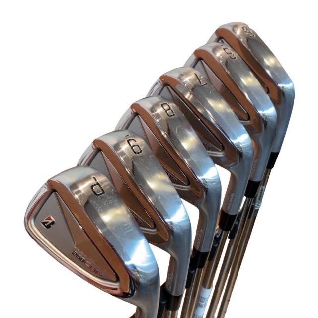 【中古】 ブリヂストン BRIDGESTONE 258CBP 6S アイアンセット IR NS PRO MODUS3 TOUR105 DUAL FLOW (フレックスS) メンズ 男性用 右利き 右用 Bランク ゴルフクラブ