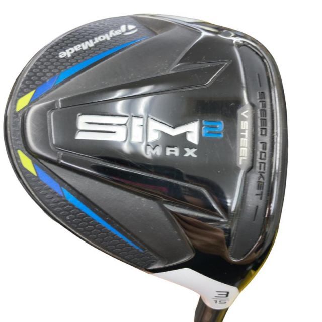 【中古】 テーラーメイド SIM2 MAX 3W フェアウェイウッド FW TENSEI BLUE TM50(SIM2 FW) (フレックスS) メンズ 男性用 右利き 右用 Cランク ゴルフクラブ