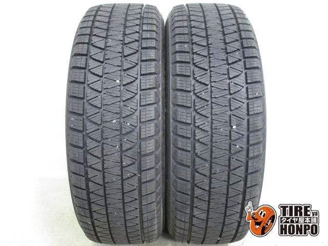 中古 冬用】 225/60R18 100Q 2本セット ブリヂストン ブリザック DM-V3