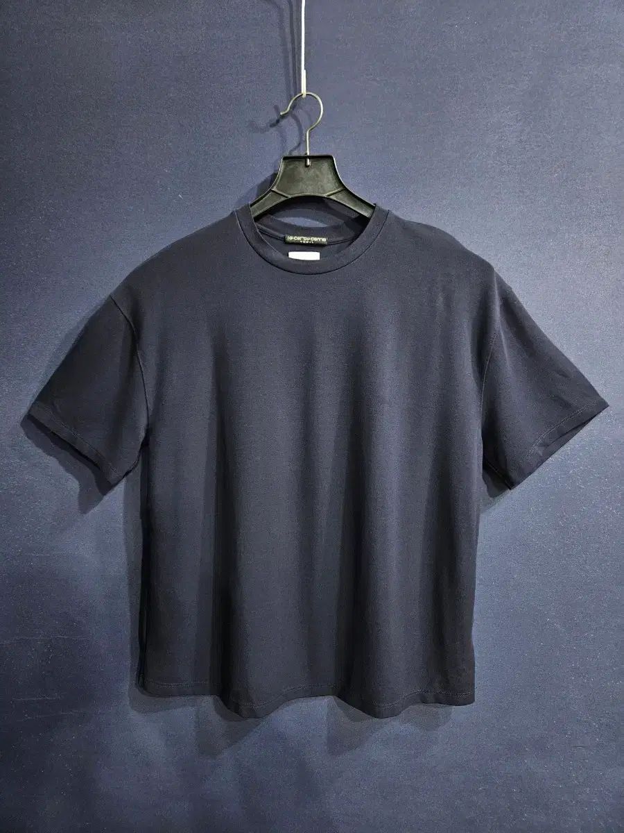 デルヴォーxコルスモ コルソコモ ネイビー メンズ セミオーバーサイズ 90 95 半袖Tシャツ