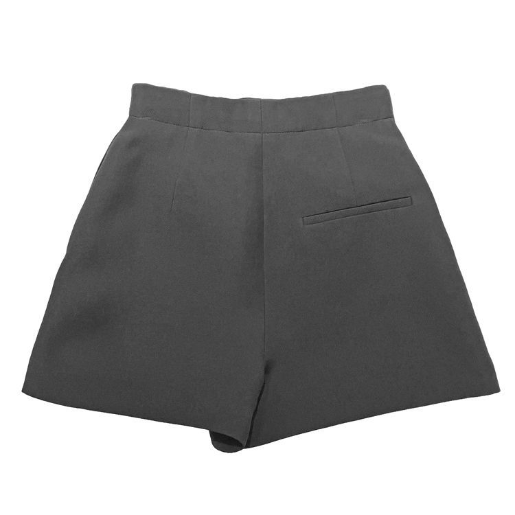 【Christian Dior】クロップドパンツ ウール×シルク ブラック Christian Dior クリスチャンディオール CDボタン ラップデザイン