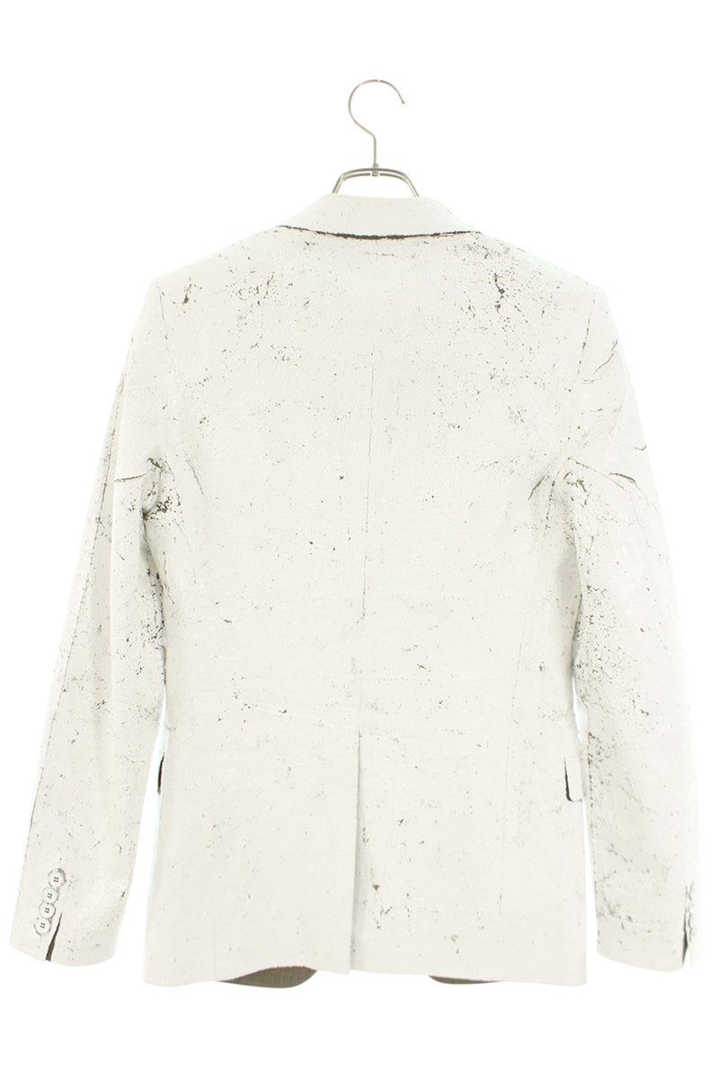 エムエムシックス  25SS  SH2BN0010 クラックペイントテーラードジャケット メンズ 44 エムエムシックス 25SS SH2BN0010 クラックペイントテーラード