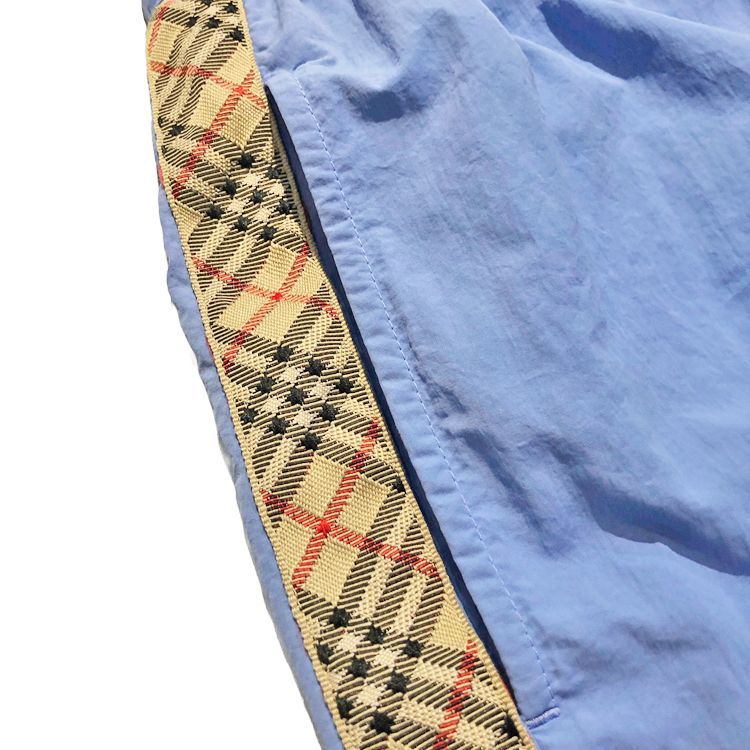BURBERRY バーバリー サイドチェック スイムショーツ 8123266 サックスブルー スイム ショーツ ショートパンツ パンツ XLサイズ メンズ