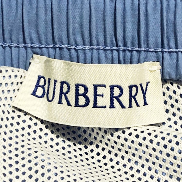 BURBERRY バーバリー サイドチェック スイムショーツ 8123266 サックスブルー スイム ショーツ ショートパンツ パンツ XLサイズ メンズ