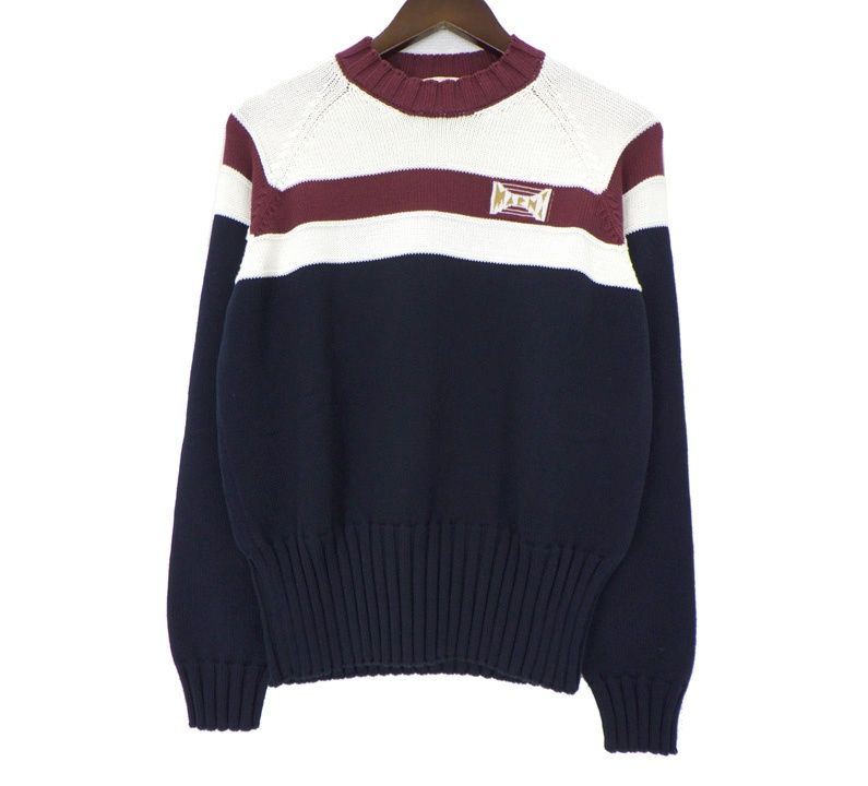 マルニ MARNI 【 STRIPED COTTON LONG KNIT GAUGE GCMG0491Q0 UFC662 】 ストライプ ロング スリーブ ゲージ ニット セーター　51136