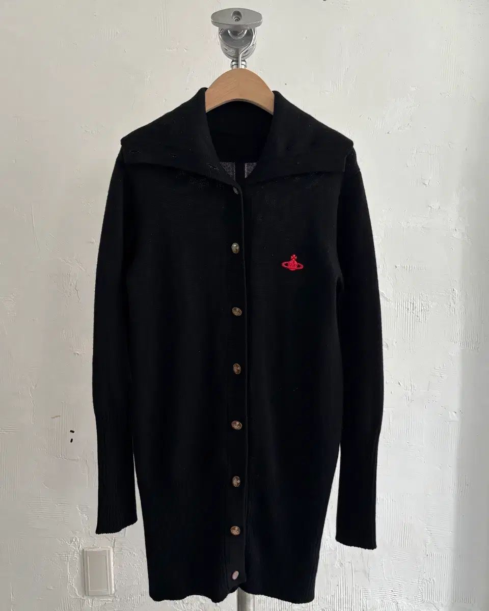 Vivienne Westwood レッドレーベル ブラック ハイネック ロング カーディガン