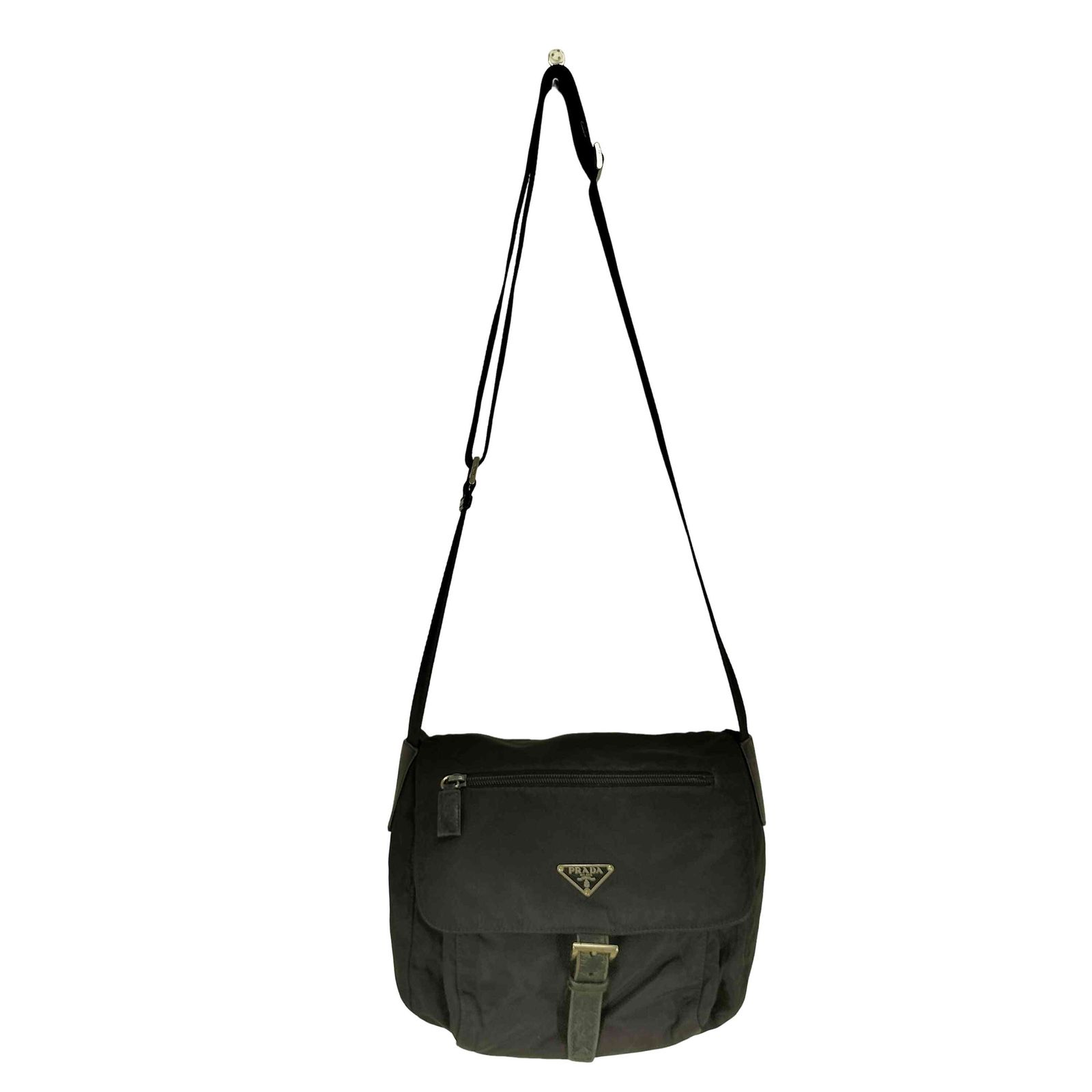 プラダ PRADA 三角プレート ナイロン ショルダーバッグ nylon shoulderbag レディース 表記無