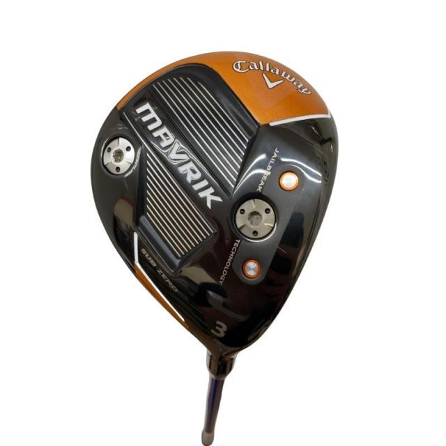 【中古】 キャロウェイ MAVRIK SUBZERO 3W フェアウェイウッド FW リシャフト (フレックスその他) メンズ 男性用 右利き 右用 Cランク ゴルフクラブ