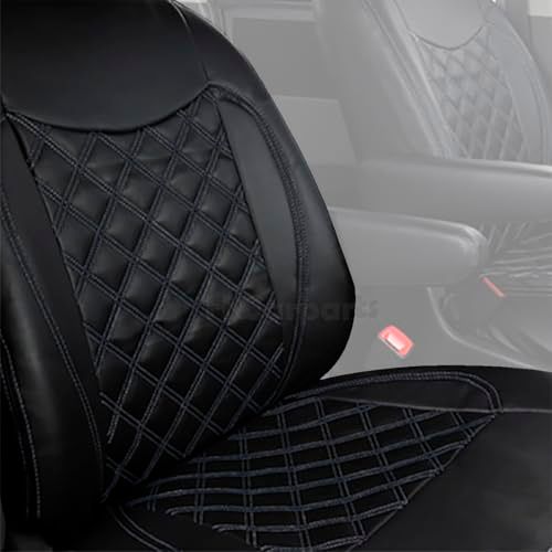 日野 グランドプロフィア NEW プロフィア シートカバー 車種専用 NEW プロフィア内装パーツ トラック用品 トラック用シートカバー シート保護 汚れ防止 (運転席側のみ, ブラックキルト)as