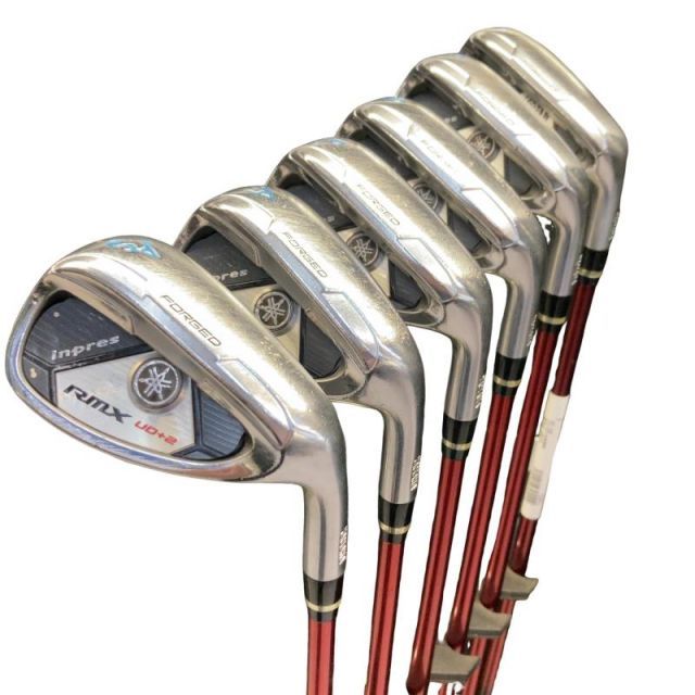 【中古】 ヤマハ inpres RMX UD+2 7S アイアンセット IR BASSARA FS50 (フレックスR) メンズ 男性用 右利き 右用 Cランク ゴルフクラブ