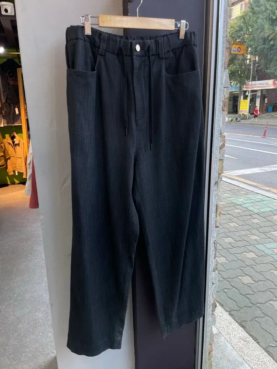 82/ システムオム 22SS カジュアル ワイドフィット バーティカル パンツ