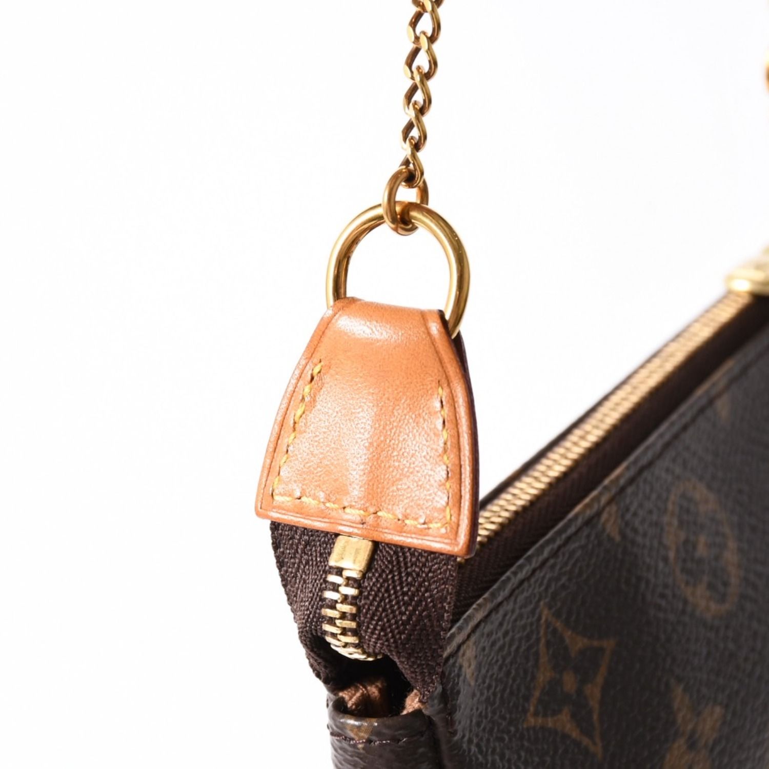 極美品 LOUIS VUITTON ルイヴィトン モノグラム ミニポシェット アクセ 