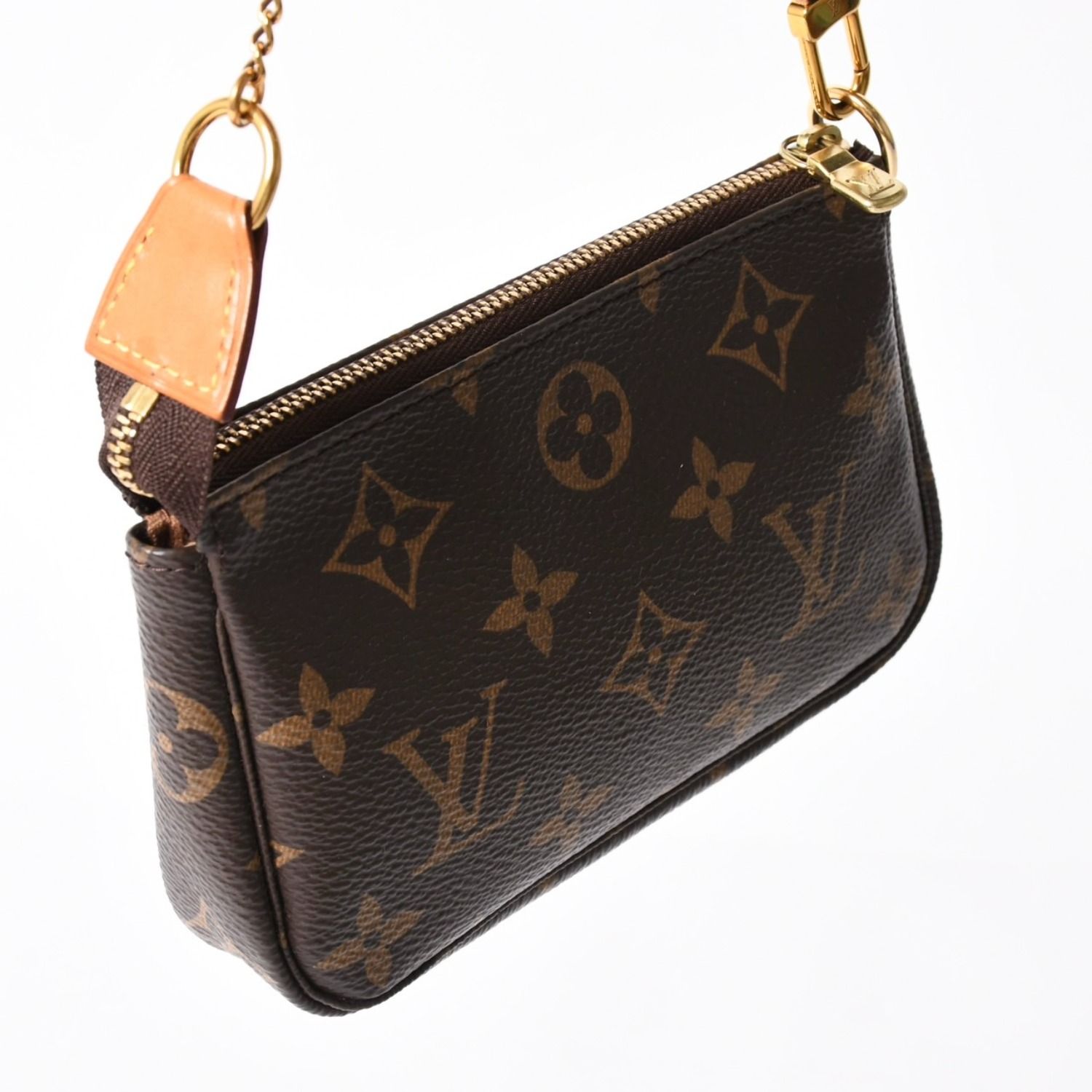 極美品 LOUIS VUITTON ルイヴィトン モノグラム ミニポシェット アクセ 