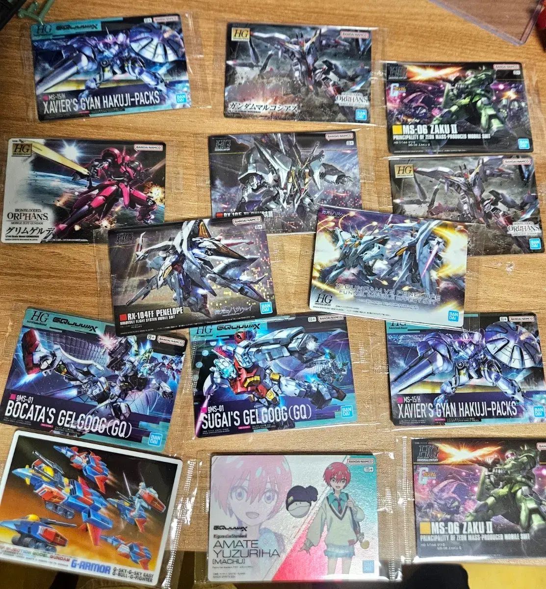 ガンダム HG カード 14個 まとめ セット