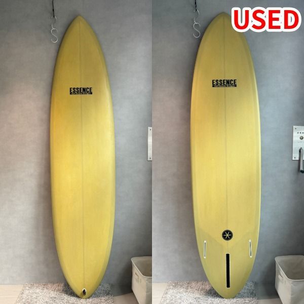 【中古】ESSENCE エッセンス MID LENGTH ミッドレングス 7’3 EPS FUTURES サーフボード ファンボード シングルスタビライザー 2+1