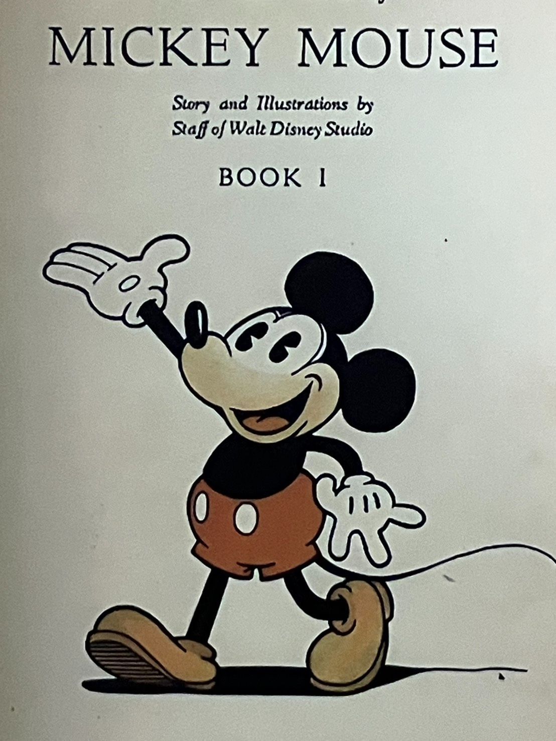 20981] ブリキ看板 ミッキーマウス Mickey Mouse ウォルト・ディズニー