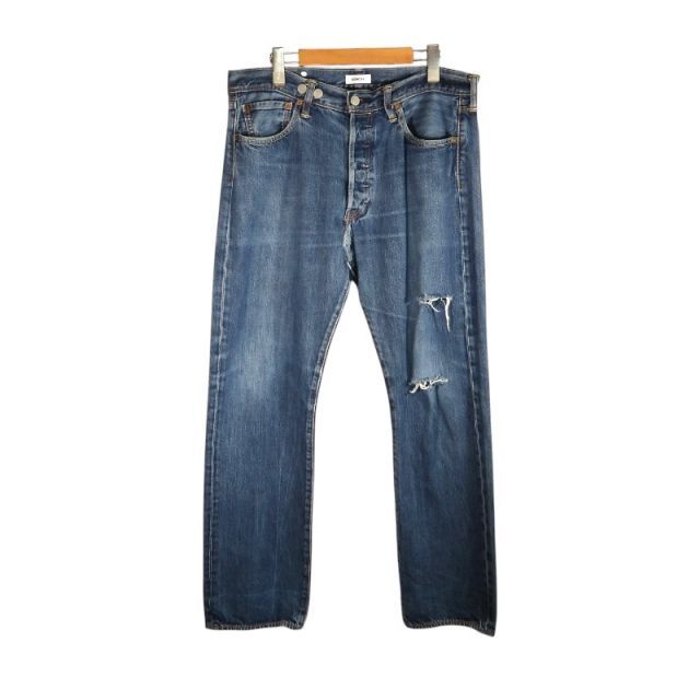 BASICKS (CHRISTIAN DADA) LEVI'S HEART POCKET DAMAGE DENIM サイズＭ ベイシックス クリスチャンダダ リーバイス ハート ポケット ダメージデニム パンツ 大名店