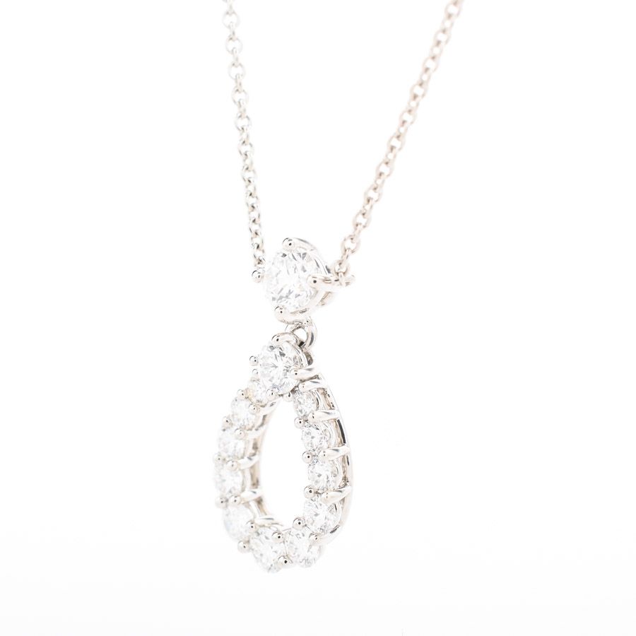 HARRY WINSTON ハリーウィンストン ネックレス ループ ミディアム