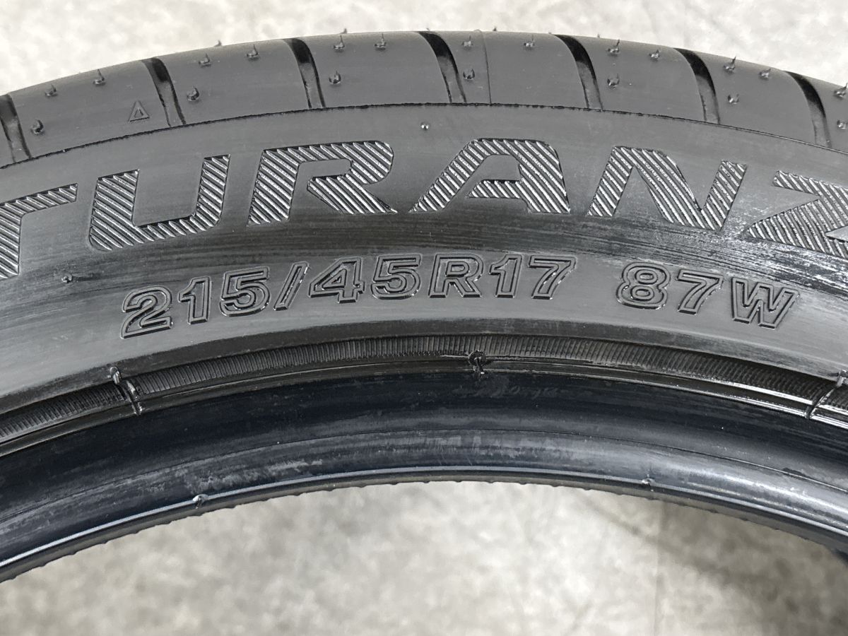 2026年製 新車外し品】ブリヂストン トランザ T002 215/45R17 4本