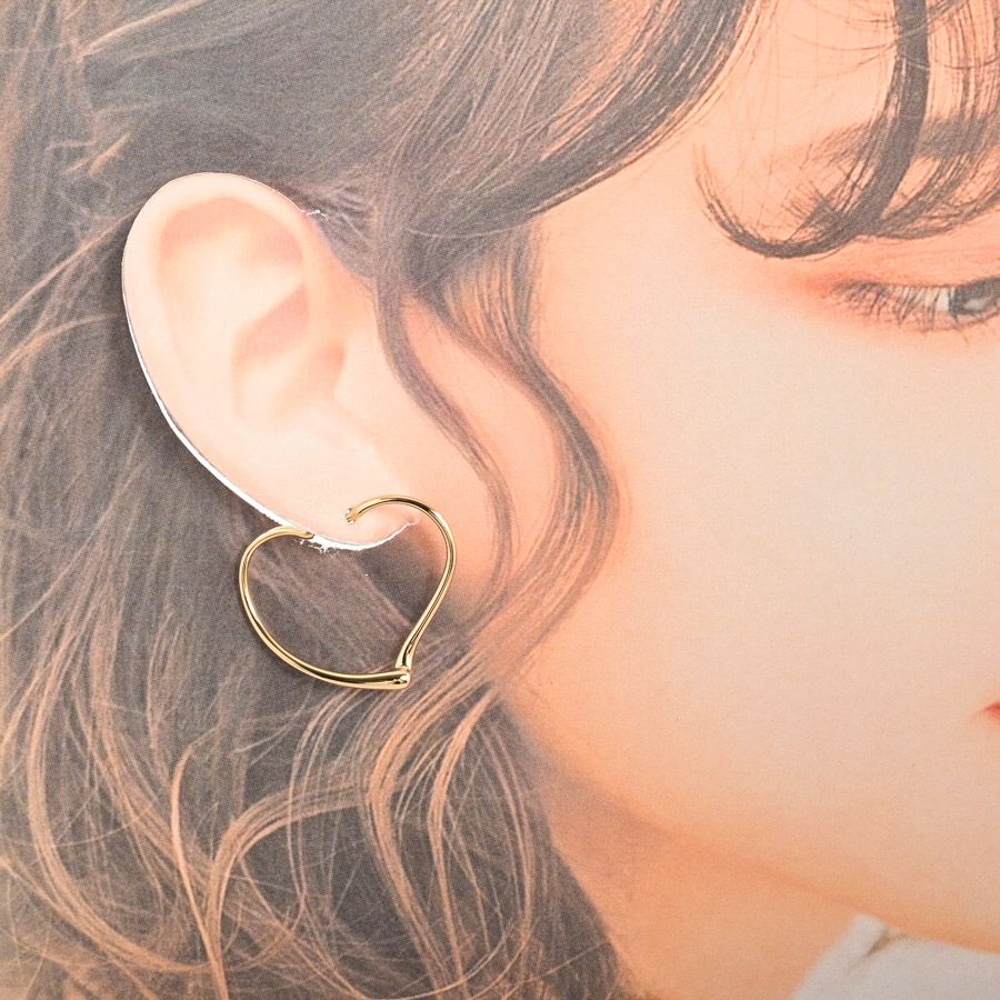 TIFFANY&Co. ティファニー ピアス オープンハート フープ - メルカリ