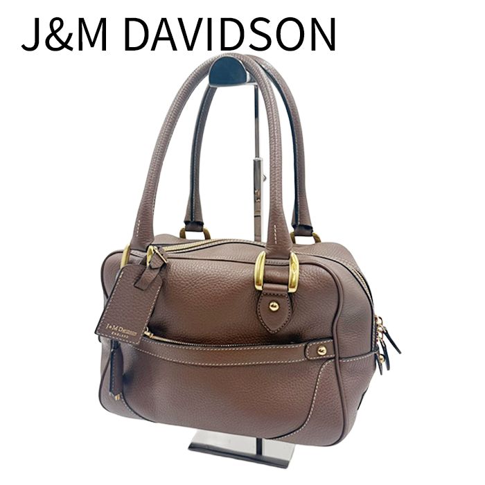 J&M DAVIDSON MINI MIA ミニ ミア ハンドバッグ ブラウン レディース