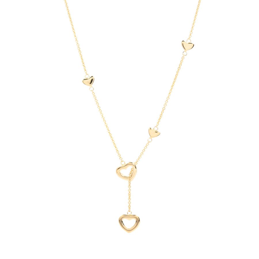 TIFFANY&Co. ティファニー ネックレス ハート リンク ラリアット